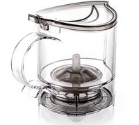 Théière en forme de feuille avec infuseur pour thé et café parfaits (noir transparent)