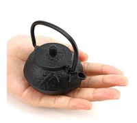 Théière en forme de racine de bambou avec poignée en fonte, mini bouilloire 50 ml, théière japonaise en fonte
