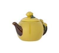 Théière en grès jaune, motifs citron, décorée à la main - Bloomingville, Limone - 21,5x17x14,3 cm