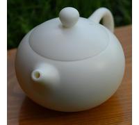 Théière en porcelaine de jade blanche 180 ml