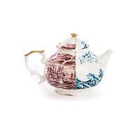Seletti Théière en porcelaine « Hybrid-Smeraldine » Ø 15 cm H 13 cm