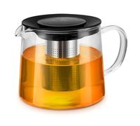 Théière En Verre, 1,5 L Theiere Avec Infuseur, Théière En Verre Avec Filtre En Acier Inoxydable, Théières En Verres Avec Couvercle, Pour Thé Fleuri Et Feuilles En Vrac, Résistante À La Chaleur