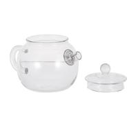 Théière en Verre 200ml Poignée, Infusion Chaude, Maison | Design Pratique, Petite Capacité 200ml, Verre Résistant aux Hautes Températures, Service de Thé