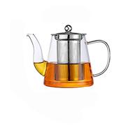 Théière en verre 550 ml, 750 l, 950 ml, théière transparente avec infuseur amovible, bouilloire à thé sans danger pour la cuisinière, ensemble de théière en fleurs et en vrac, meilleur cadeau pour le