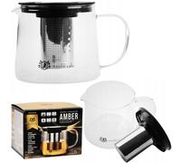 Théière en verre avec filtre à thé Bouilloire 1L Bouilloire pour gazinière