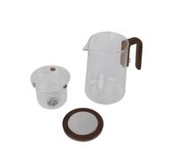 ThéIèRe en Verre avec Infuseur Amovible, ThéIèRe 800 ML, RevêTement à Ventouse MagnéTique, ThéIèRe Et Bouilloire 2 en 1 Bouilloire à Thé Transparente pour La Maison, Le Bureau