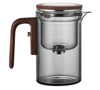 Théière en verre - Bouilloire à thé en verre de 600 ml | Machine à thé en verre transparent avec infuseur | Infuseur pour théière en verre | Théière à feuilles en vrac pour la maison, la salle à thé