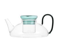Théière en Verre Japonaise 600ml Légère pour Café et Thé | Versement Propre, Usage Bureau ou Office Pantry, pour Feuilles en Vrac et Mouture, Style Japonerie