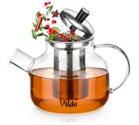 Théière en verre résistant à la chaleur avec infuseur 850 ml