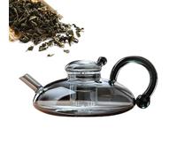 Théière en verre - Résistant à la chaleur avec infuseur en acier inoxydable, feuilles mobiles, machine à boissons multifonctionnelle pour thé, café | récipient d' transparent pour une