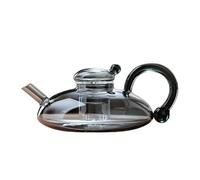 Théière en verre résistante à la chaleur, théière transparente, polyvalente | Pot de boisson élégant avec feuilles en vrac pour eau, café, maison, cuisine, bureau, usage , service