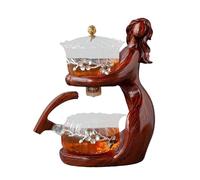 Théière en verre semi-automatique - Ensemble d' avec infuseur pour thé en feuilles | Pot en verre résistant à la chaleur pour parfumé, adapté aux paresseux, bec verseur anti-goutte, parfai