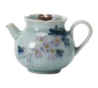 Théière en vrac peinte à la main pour infuser le thé, pot de bourgeon de fleurs domestique, pot simple en céramique, service à thé Kung Fu, théière multifonctionnelle