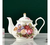 Théière européenne en porcelaine de 400ML, service à thé anglais de l'après-midi, théière en porcelaine, cafetière résistante à la chaleur