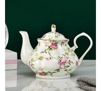 Théière européenne en Porcelaine de 400ML, Service à thé Anglais de l'après-midi, théière en Porcelaine, cafetière résistante à la Chaleur
