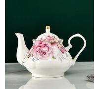Théière européenne en porcelaine de 400ML, service à thé anglais de l'après-midi, théière en porcelaine, cafetière résistante à la chaleur