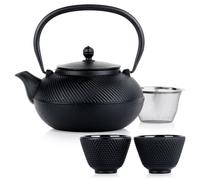 Théière fonte émaillée 1L + 2 tasses 60ml