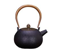 Théière Fonte Japonaise Théière Théière En Fonte Grande Capacité 40 Oz - 1200 Ml, Bouilloire En Fonte Avec Revêtement Tetsubin Sans Danger Pour La Cuisinière Théière en Fonte Theiere en Fonte