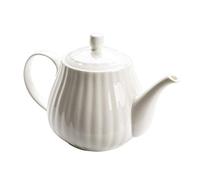 Théière haut de gamme Théière Theapot Traditonal Fine Percé Céramique Thé Pot Métone de melon d'aigue Théière Chaussure Théière Chambre Théière Chambre Pot de café 1000ml / 33.8oz Facile à nettoyer et