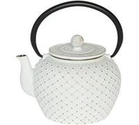 Théière Hokkaïdo en fonte avec filtre 1,2l blanche - Table Passion - Blanc - Fonte Blanc G
