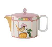 Théière Idyllia, Porcelaine, Motif imprimé cristal, oiseau, Multicolore OS