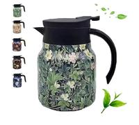 Théière Infinitne Vintage Floral Pattern - Infuseur Intégré, 800/1000 Ml Théière Infinitne Vintage Floral, Bouteille À Thé Isotherme En Acier Inoxydable (#A,1000ML)