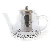 Théière infuseur flore en verre - Amadeus - Transparent - Verre Transparent G