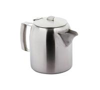 Olympia Airline Teapot Brushed Finish St/St - 1.6Ltr 54.1fl oz