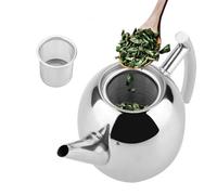 Theiere inox,theiere avec infuseur,theiere inox avec infuseur, théière,theillère avec infuseur amovible pour thé, Théière en acier inoxydable de 1.5 L avec infuseur, infusion ou café filtre, 1500ml