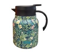 Théière isolée | Bouilloire à thé florale Bouilloire à thé en acier inoxydable de 1000 ml, théières isolées, bouilloire à thé pour la famille, les amis, la maison