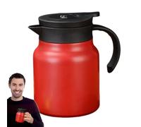 Théière isolée, carafe isolée | Carafes à café thermiques portables de 1 litre - Cafetière, pichet à eau chaude de grande capacité, distributeur de boissons, carafe à café sous vide pour don