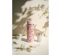 Qwetch - Théière Isotherme Nomade 400ml - Infuseur avec 2 Filtres - 12h Chaud / 24h Froid - Étanche, Réutilisable & Durable - Pour Thé, Café, Tisane, Fruits (Flowers Rose)