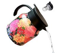 Théière Isotherme - Cafetière Thermique 800ml Théière Motif Floral Cafetière Carafe Isolée en Acier Inoxydable avec Lames | Pour Théières pour la Maison, Le Travail, Le Restaurant