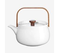 Théière Japandi Blanc Grand Avec Filtre en Acier Inoxydable Porcelaine 1,5 L ASA