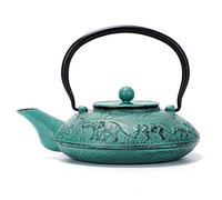 Théière japonaise en fonte, infuseur en acier inoxydable pour thé en vrac, construction durable, intérieur émaillé, 1000 ml