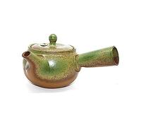 Théière japonaise Tokoname en céramique verte et grise 330ml