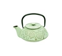 Théière Japonaise vert pastel en fonte
