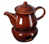 Théière KADAX en céramique, bouilloire de style campagnard, avec réchauffeur,...