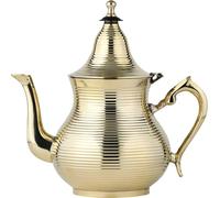 Théière marocaine décorative en laiton Pot Nadima or 750ml