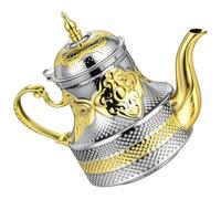 Théière Marocaine en Acier Inoxydable 1, 2 L à Bec Verseur