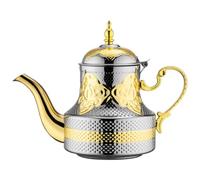 Théière Marocaine en Acier Inoxydable 1,2 L à Long Bec