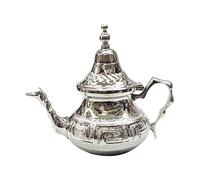 Théière marocaine moyenne design élégant avec filtre intégré intérieur à utiliser tous les jours pour réparer vos thés et infusions préférés, capacité 350 ml