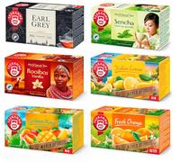 Théière mélange de thé de pays : Earl Grey, Sencha chinois, Rooibos africain, citron italien, mangue des Caraïbes, orange espagnole (cadeau décond)
