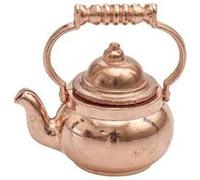 Théière miniature, bouilloire en cuivre pour la maison de poupées ou monde des lutins Rico Design(...) - Cuivre G