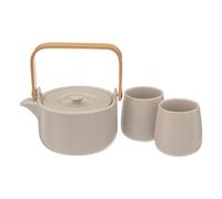 Théière NATURE, 2 tasses, beige