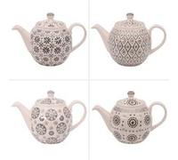 Théière Nelson 1 l (1 modèle aléatoire) - Table Passion - Gris - Grès Gris G