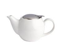 Théière - OLYMPIA - Olympia - Blanc - Grès - 510 ml passoire amovible