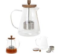 Théière Pichet à café avec groupe d'infusion OLIVIA GREEN 1,3 l HOMLA
