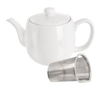 Théière en porcelaine blanche MONA avec infuseur 700 ml