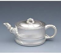 Théière Pure faite à la main 999, service à thé Sterling, bouilloire en bambou, théière amusante, service à thé Kungfu (200ml 298g gratuit)